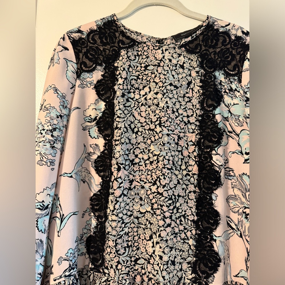 BCBGMaxAzria Bryanne Lace Insert Dress - Picture 5 of 8